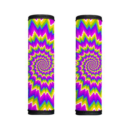 Abstract Spiral Moving Optical Illusion Handle Covers