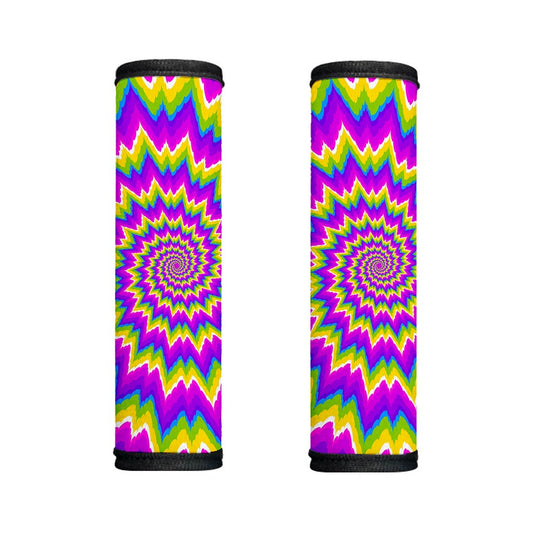 Abstract Spiral Moving Optical Illusion Handle Covers