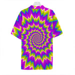 Abstract Spiral Moving Optical Illusion Hawaiian Shirt