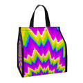 Abstract Spiral Moving Optical Illusion Insulated Lunch Tote