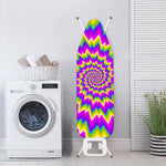 Abstract Spiral Moving Optical Illusion Ironing Board Cover