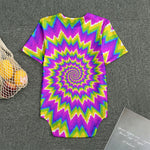 Abstract Spiral Moving Optical Illusion Men's Bodysuit