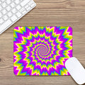 Abstract Spiral Moving Optical Illusion Mouse Pad