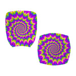 Abstract Spiral Moving Optical Illusion Office Chair Cover