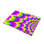 Abstract Spiral Moving Optical Illusion Pet Cooling Mat Cover