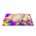 Abstract Spiral Moving Optical Illusion Pet Cooling Mat Cover