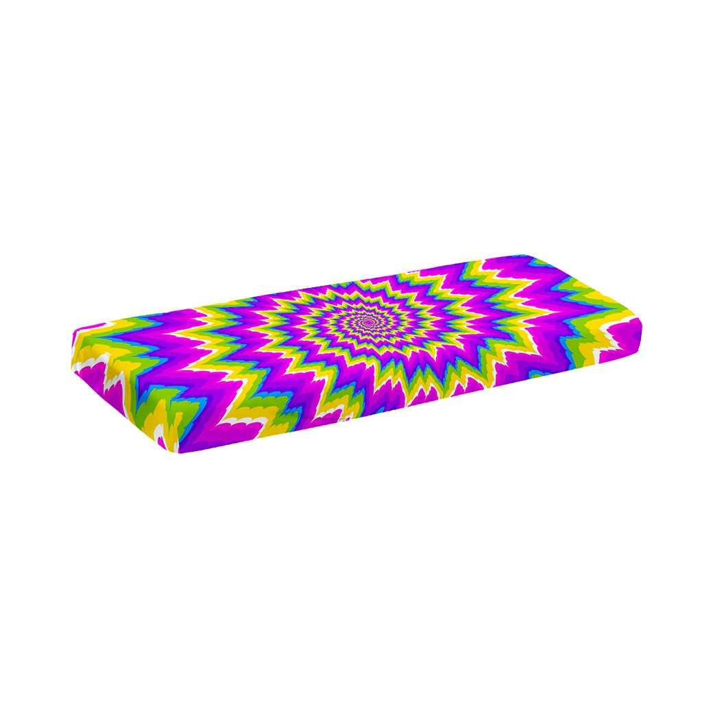 Abstract Spiral Moving Optical Illusion Piano Keyboard Cover