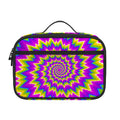 Abstract Spiral Moving Optical Illusion Portable Lunch Bag