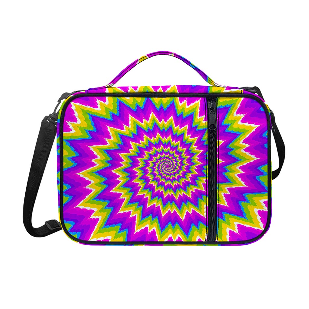 Abstract Spiral Moving Optical Illusion Shoulder Strap Bible Bag