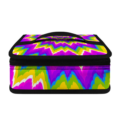 Abstract Spiral Moving Optical Illusion Small Lunch Bag