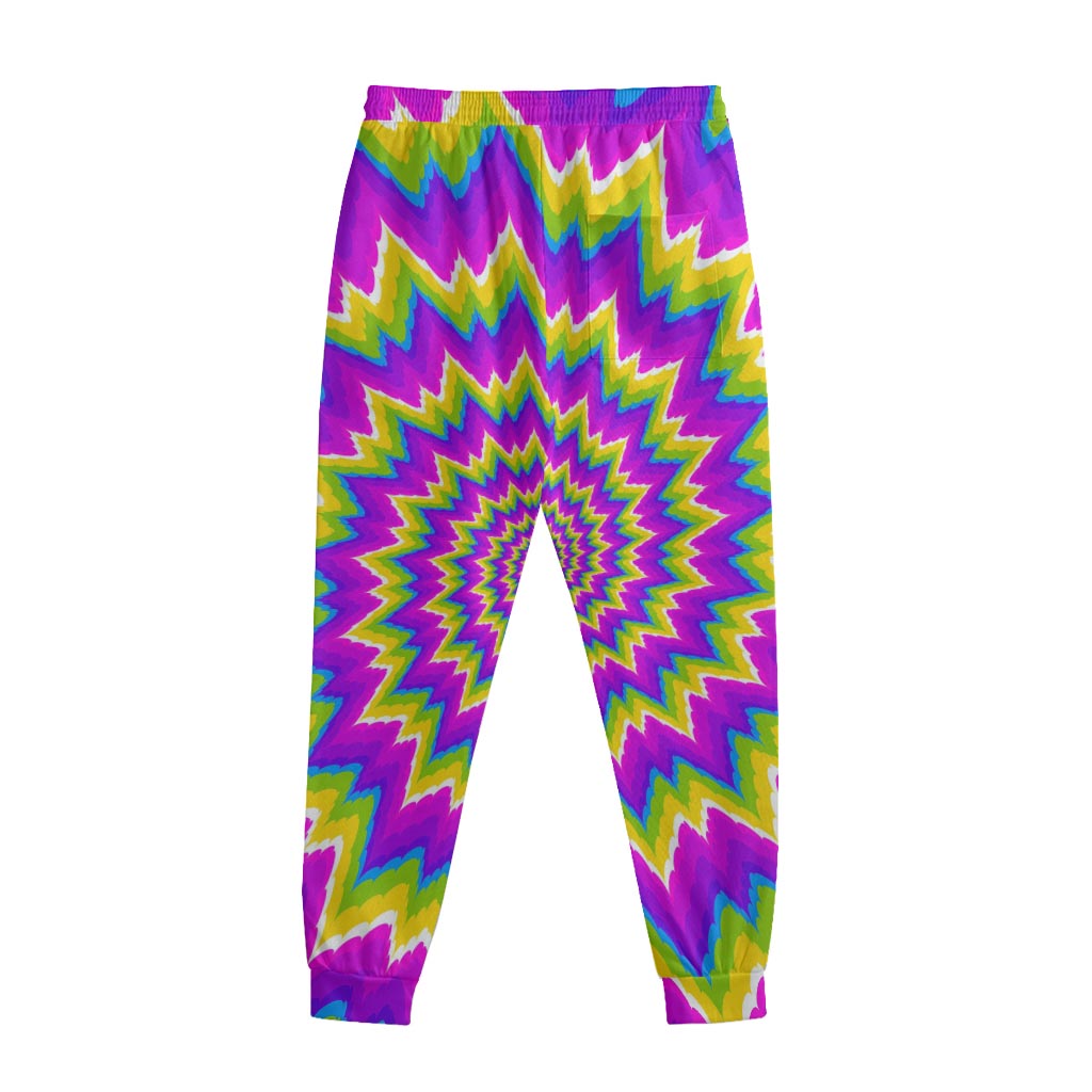 Abstract Spiral Moving Optical Illusion Sweatpants