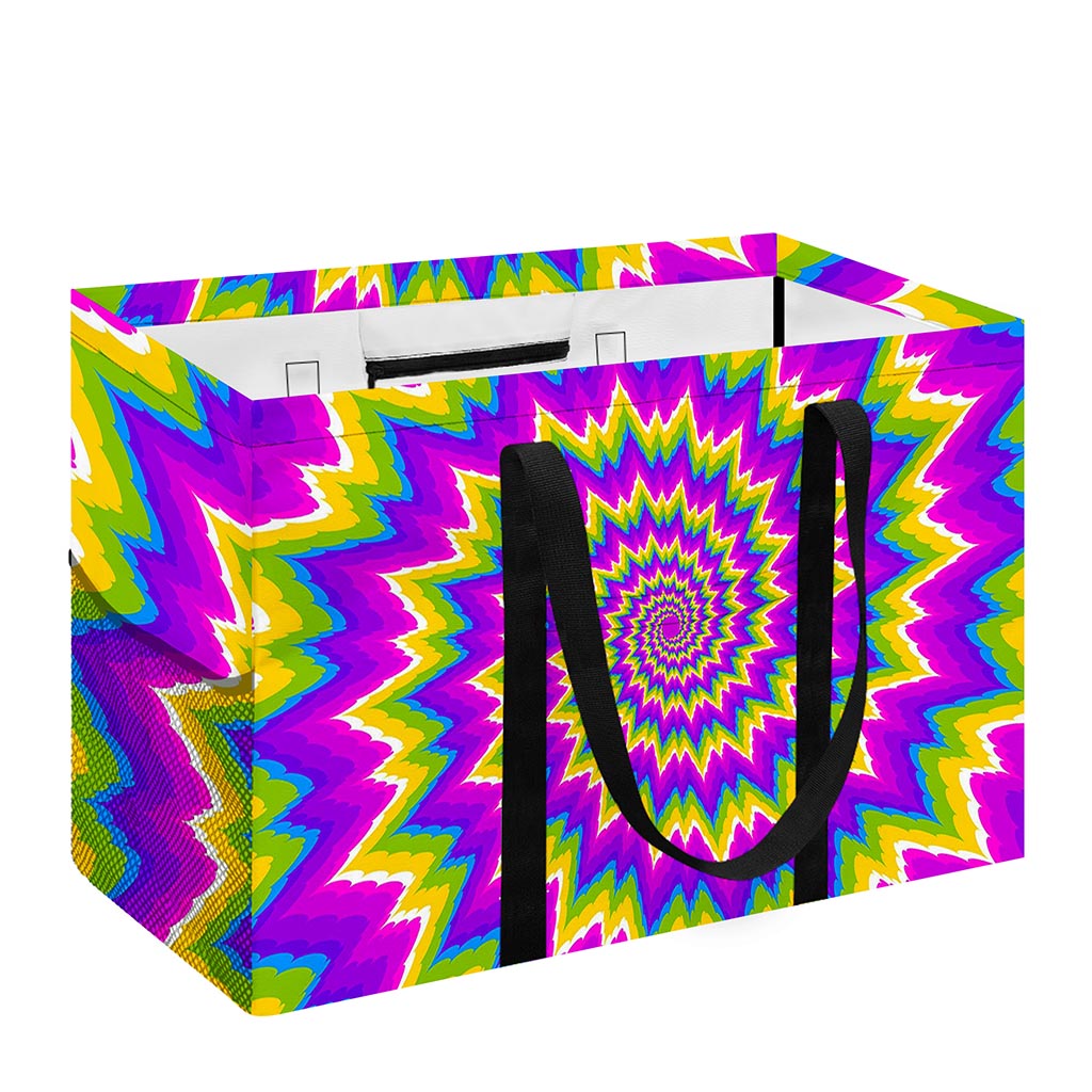 Abstract Spiral Moving Optical Illusion Utility Tote Bag
