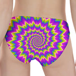 Abstract Spiral Moving Optical Illusion Women's Panties