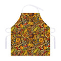 Abstract Sunflower Pattern Print Adjustable Apron