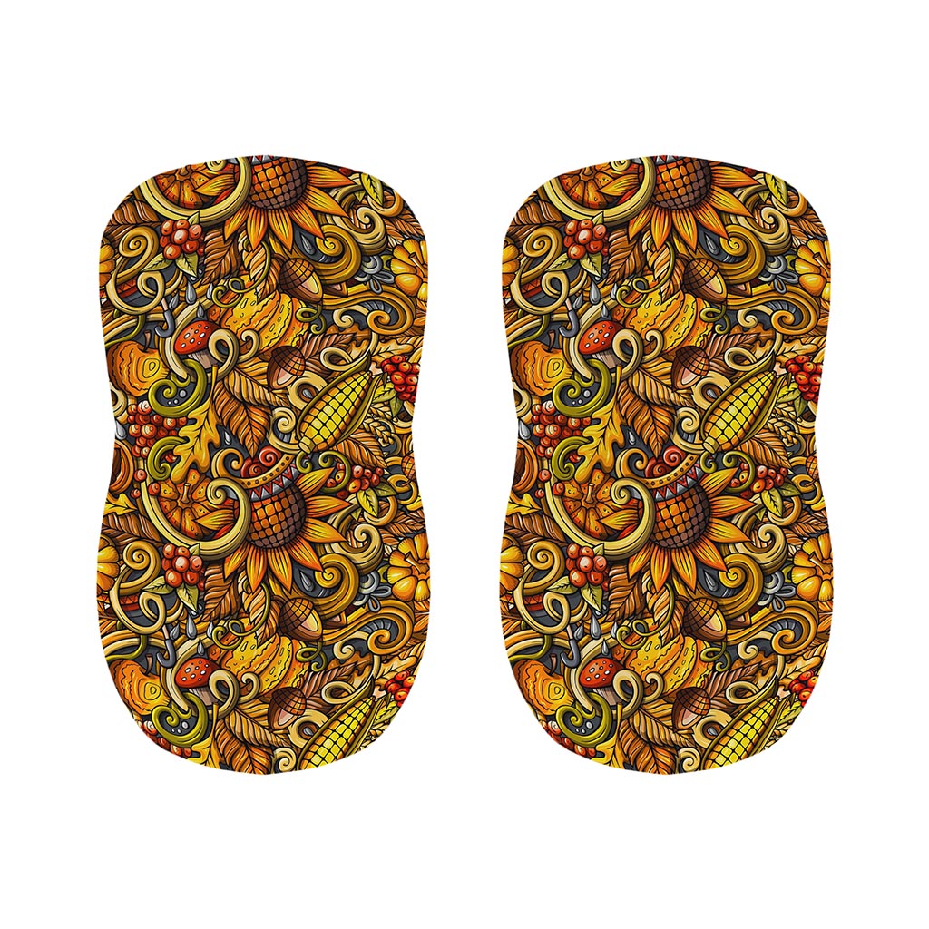 Abstract Sunflower Pattern Print Bar Stool Covers