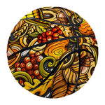 Abstract Sunflower Pattern Print Basketball