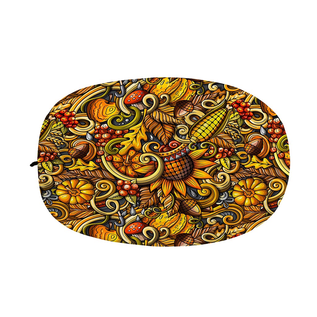 Abstract Sunflower Pattern Print Car Side Mirror Covers
