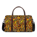 Abstract Sunflower Pattern Print Duffel Bag