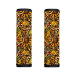 Abstract Sunflower Pattern Print Handle Covers