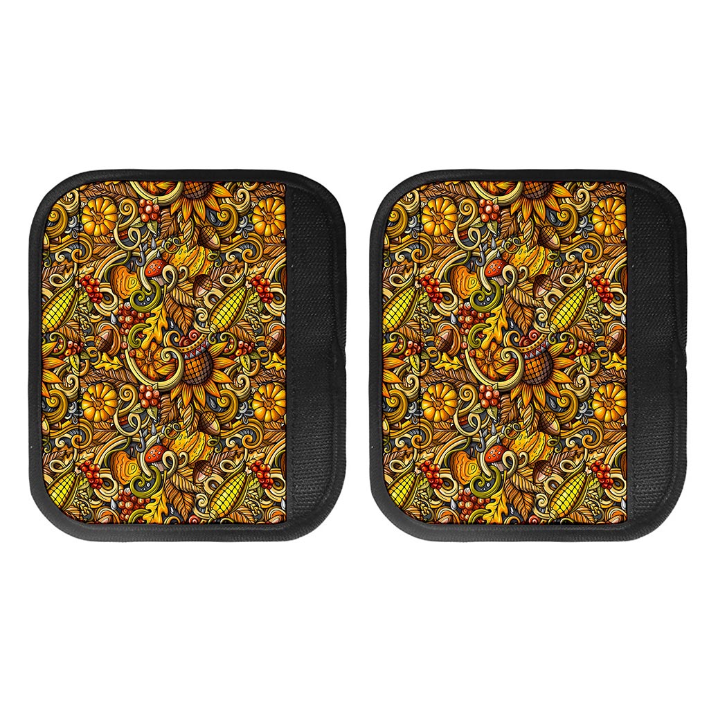 Abstract Sunflower Pattern Print Handle Covers