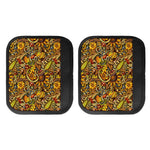 Abstract Sunflower Pattern Print Handle Covers
