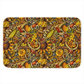 Abstract Sunflower Pattern Print Indoor Door Mat