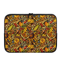 Abstract Sunflower Pattern Print Laptop Sleeve