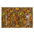 Abstract Sunflower Pattern Print Placemat
