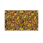 Abstract Sunflower Pattern Print Polyester Flag