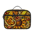 Abstract Sunflower Pattern Print Portable Lunch Bag