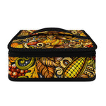 Abstract Sunflower Pattern Print Small Lunch Bag