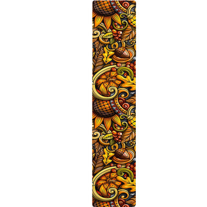Abstract Sunflower Pattern Print Table Runner