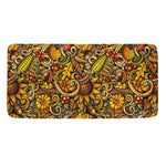 Abstract Sunflower Pattern Print Towel