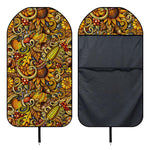 Abstract Sunflower Pattern Print Waterproof Car Seat Cover