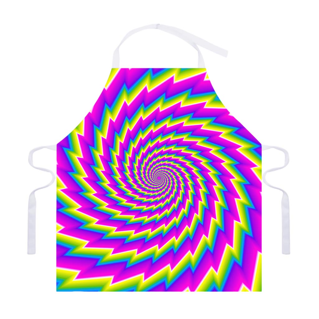 Abstract Twisted Moving Optical Illusion Adjustable Apron