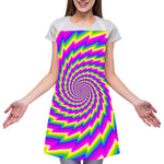 Abstract Twisted Moving Optical Illusion Adjustable Apron