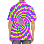 Abstract Twisted Moving Optical Illusion Aloha Shirt