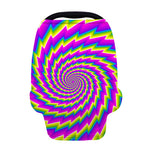 Abstract Twisted Moving Optical Illusion Baby Seat Cover