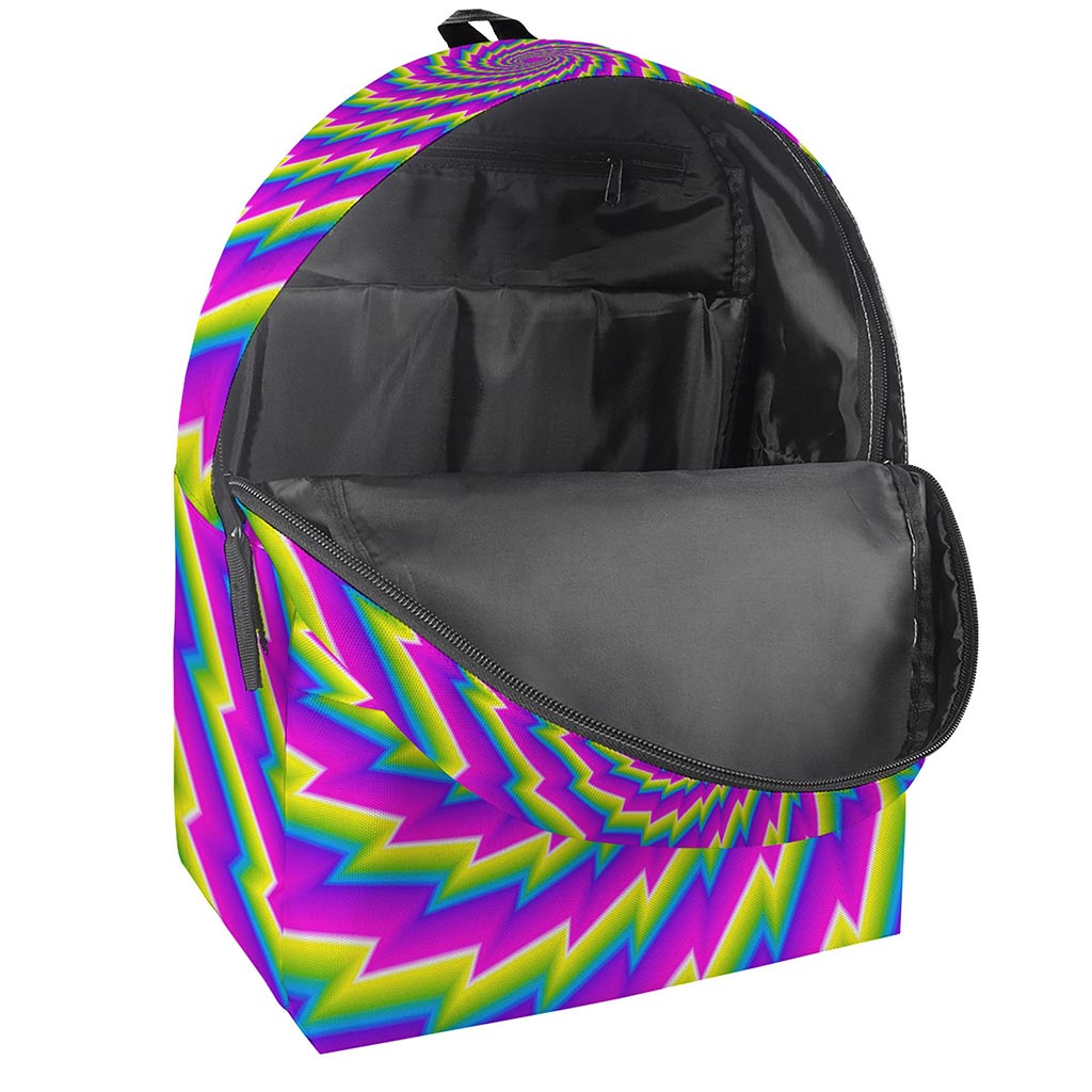 Abstract Twisted Moving Optical Illusion Backpack