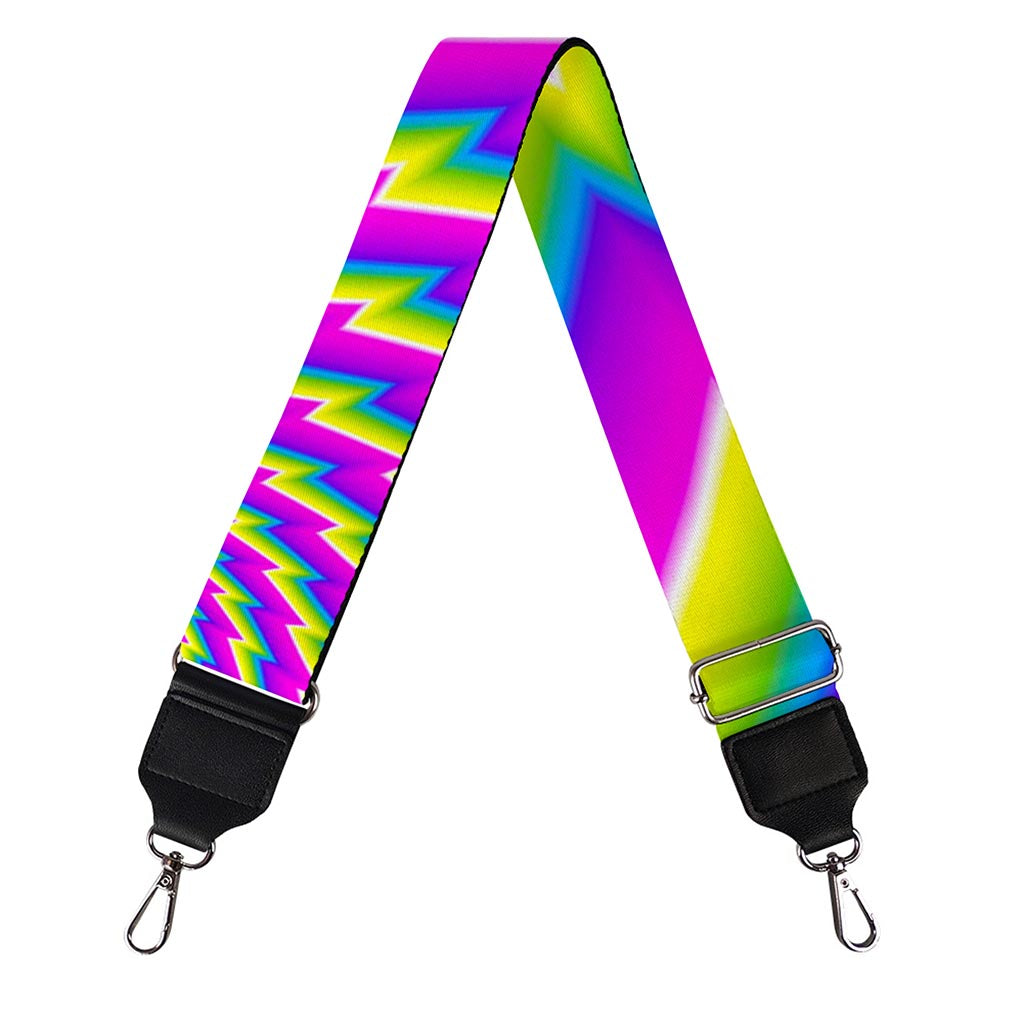 Abstract Twisted Moving Optical Illusion Bag Strap
