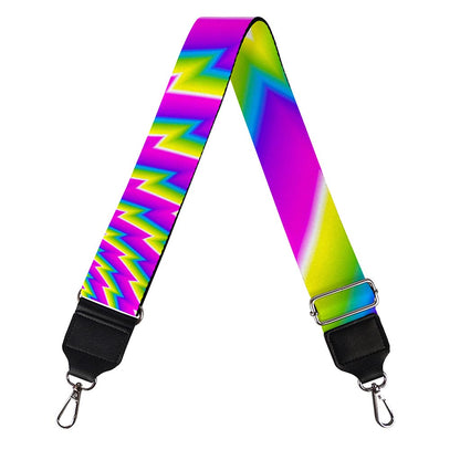 Abstract Twisted Moving Optical Illusion Bag Strap
