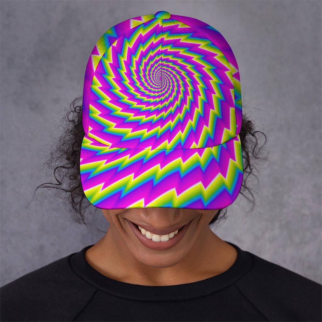 Abstract Twisted Moving Optical Illusion Baseball Cap