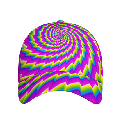 Abstract Twisted Moving Optical Illusion Baseball Cap