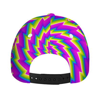 Abstract Twisted Moving Optical Illusion Baseball Cap