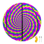 Abstract Twisted Moving Optical Illusion Basketball
