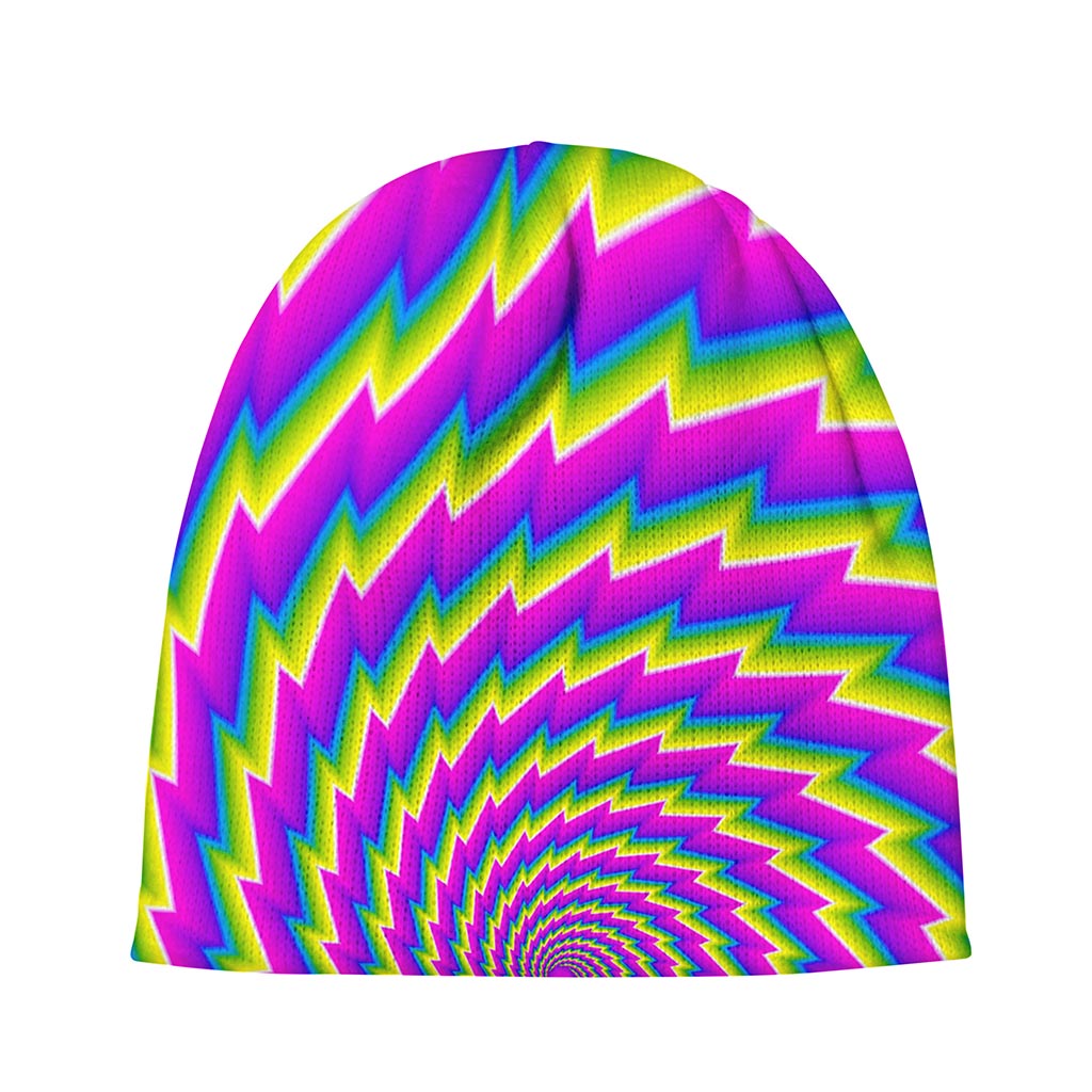 Abstract Twisted Moving Optical Illusion Beanie