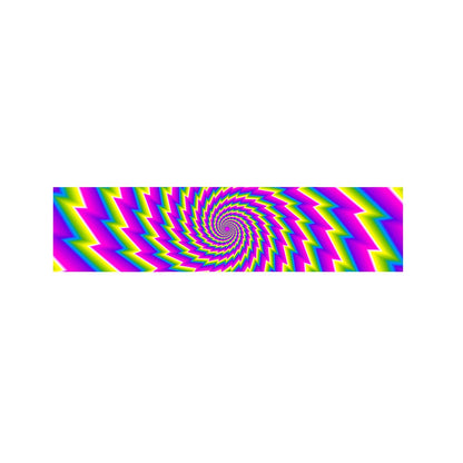 Abstract Twisted Moving Optical Illusion Bed Runner