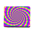 Abstract Twisted Moving Optical Illusion Bifold Wallet