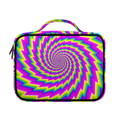 Abstract Twisted Moving Optical Illusion Briefcase Bible Bag