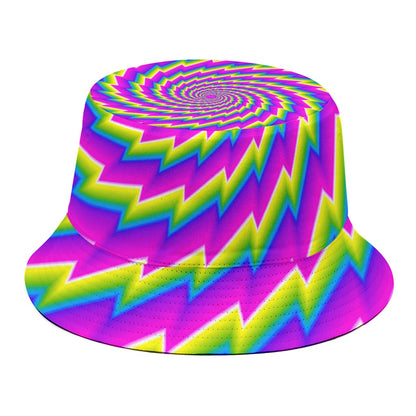 Abstract Twisted Moving Optical Illusion Bucket Hat